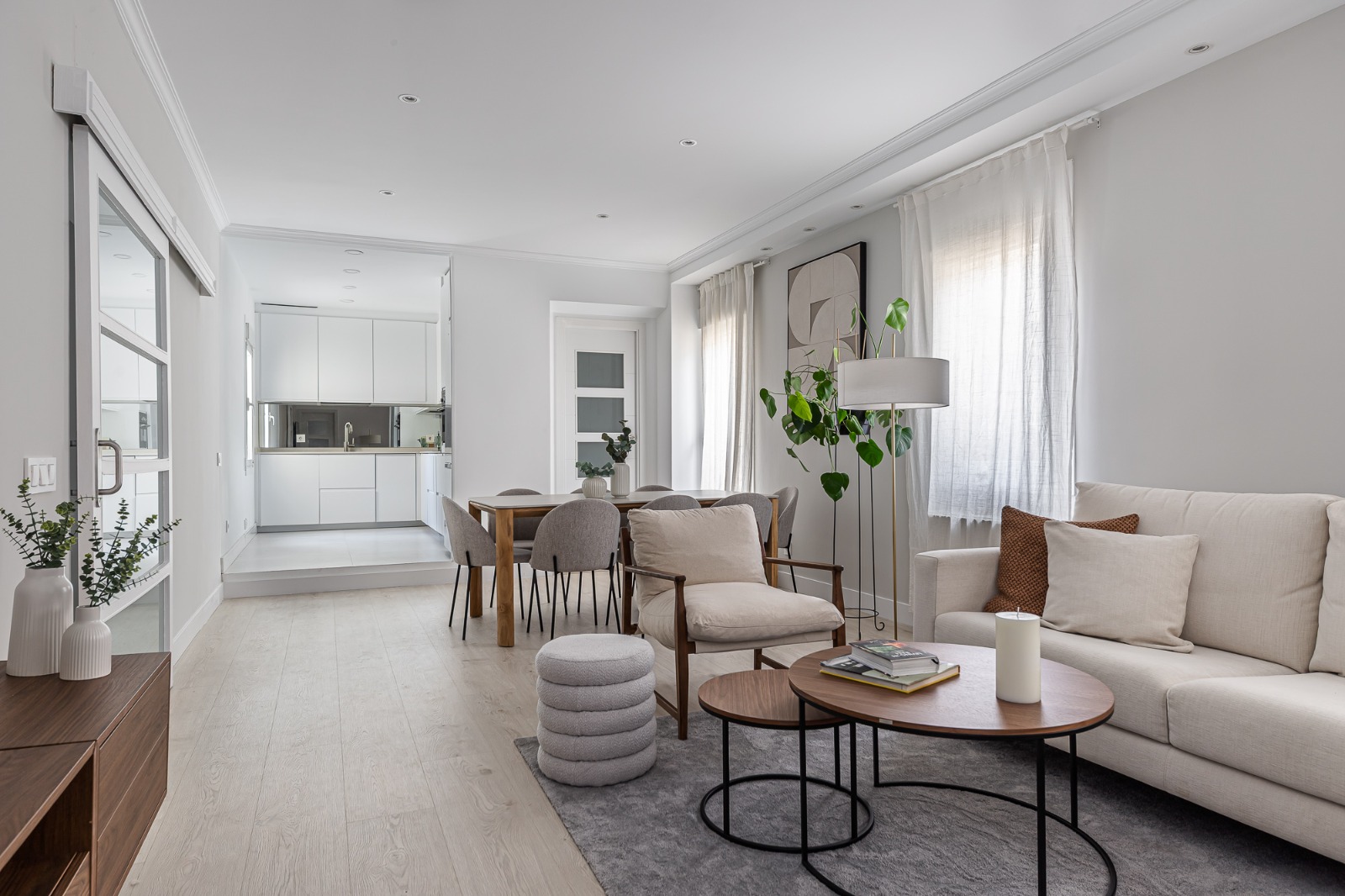 Salón-comedor-cocina — Vivienda Fernán González